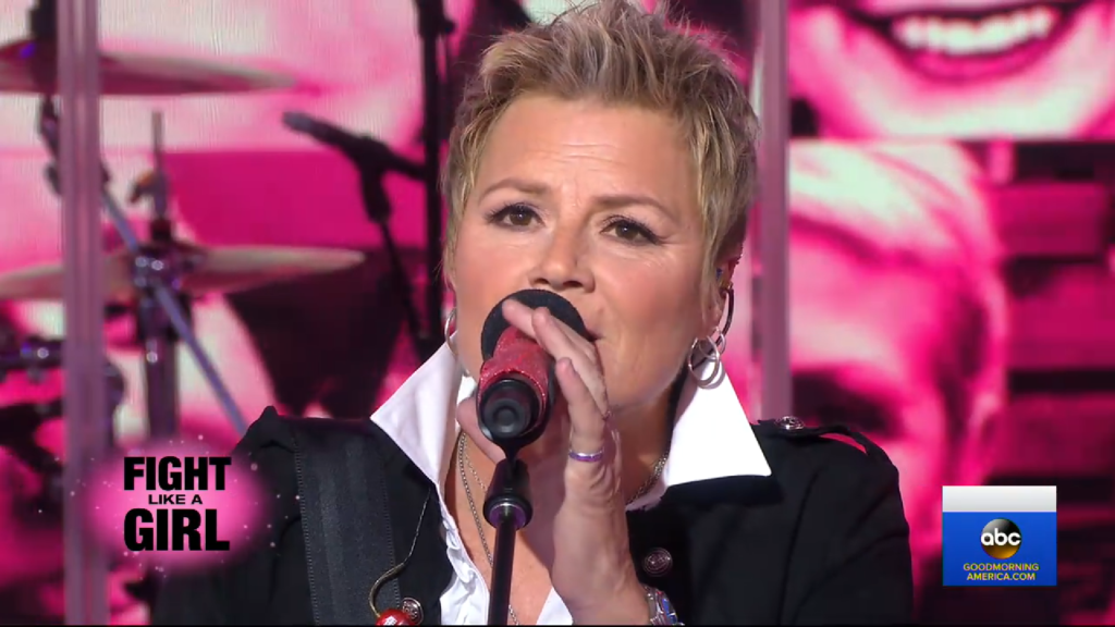 Anita Cochran performing Fight Like A Girl live on Good Morning America