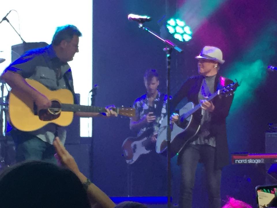 Anita Cochran with Vince Gill